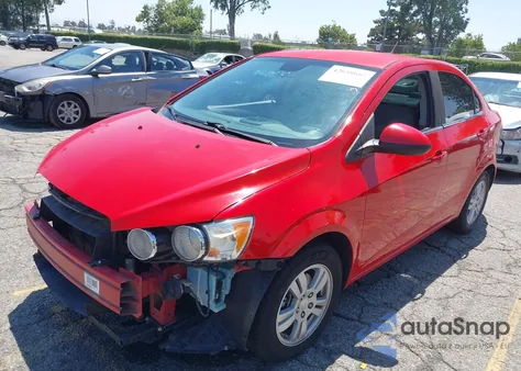 2013 Chevrolet Sonic Lt Auto из США, поврежденный, VIN 1G1JC5SH3D4160277